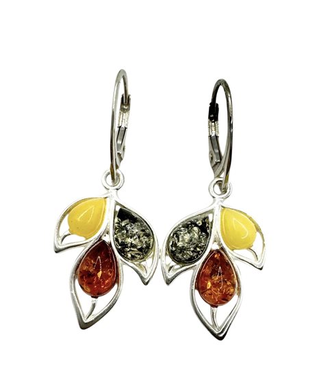 Orecchini Domar Donna Ambra in Argento Ambra AMBER-OR-19-280 - AMBER-OR-19-280